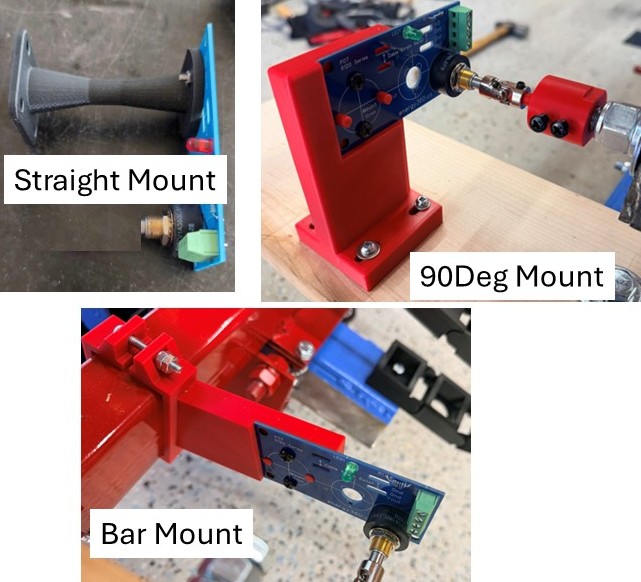 Energy360 straight, 90-degree and bar position sensor mounts