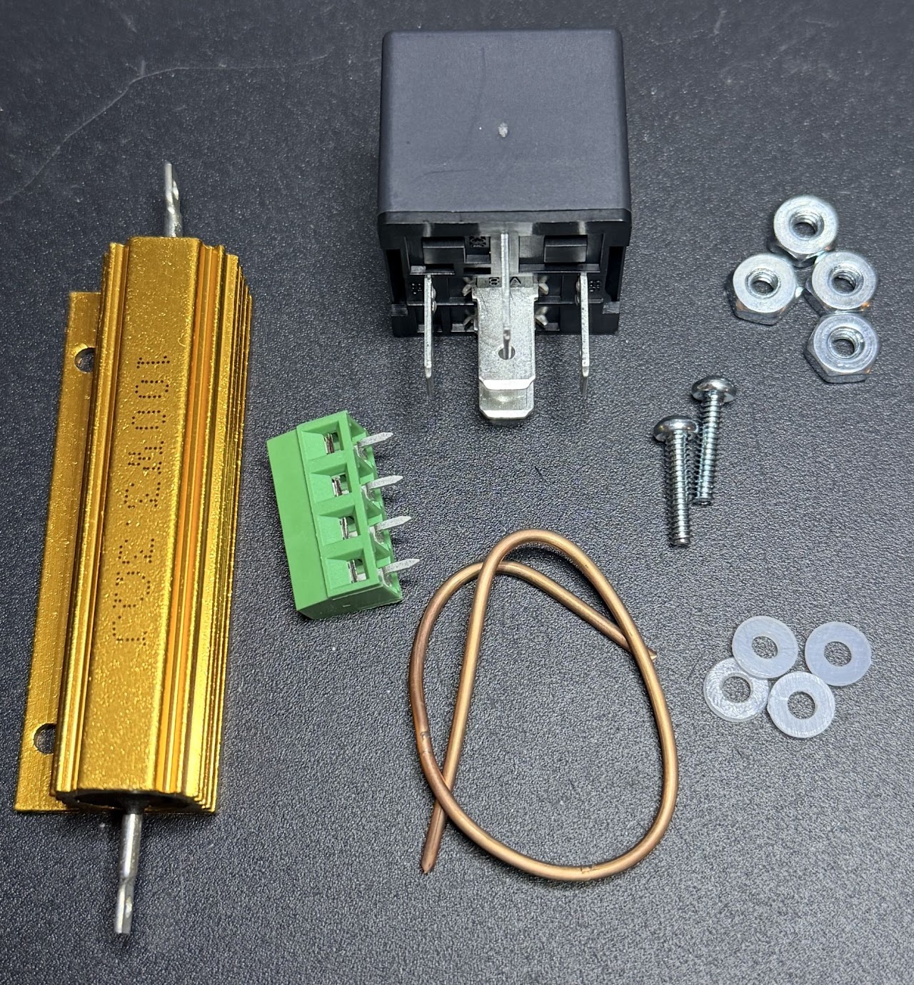 Energy360 capacitor bank soft-charge relay and resistor kit