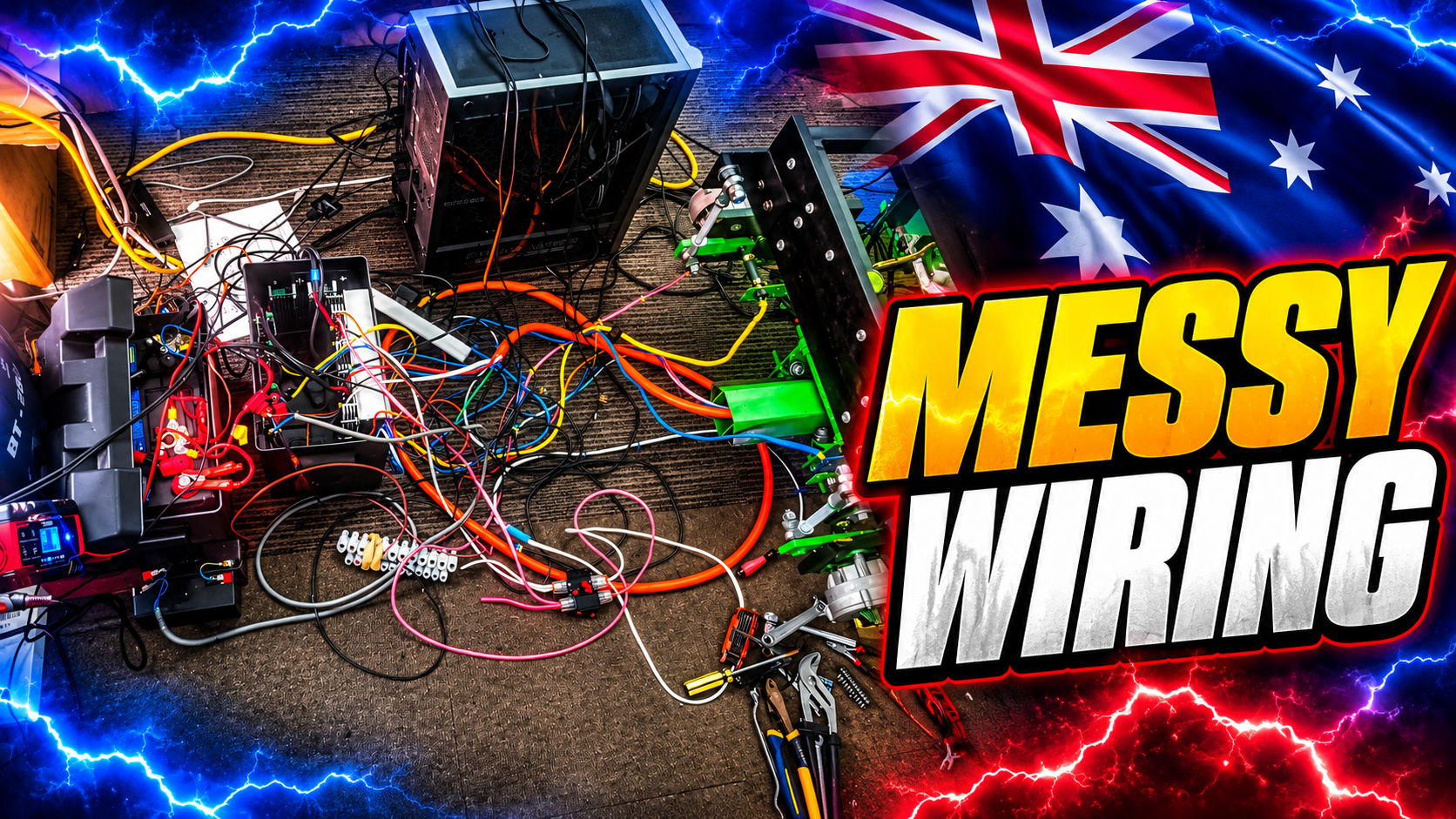 Australian simulator wiring — Messy Wiring