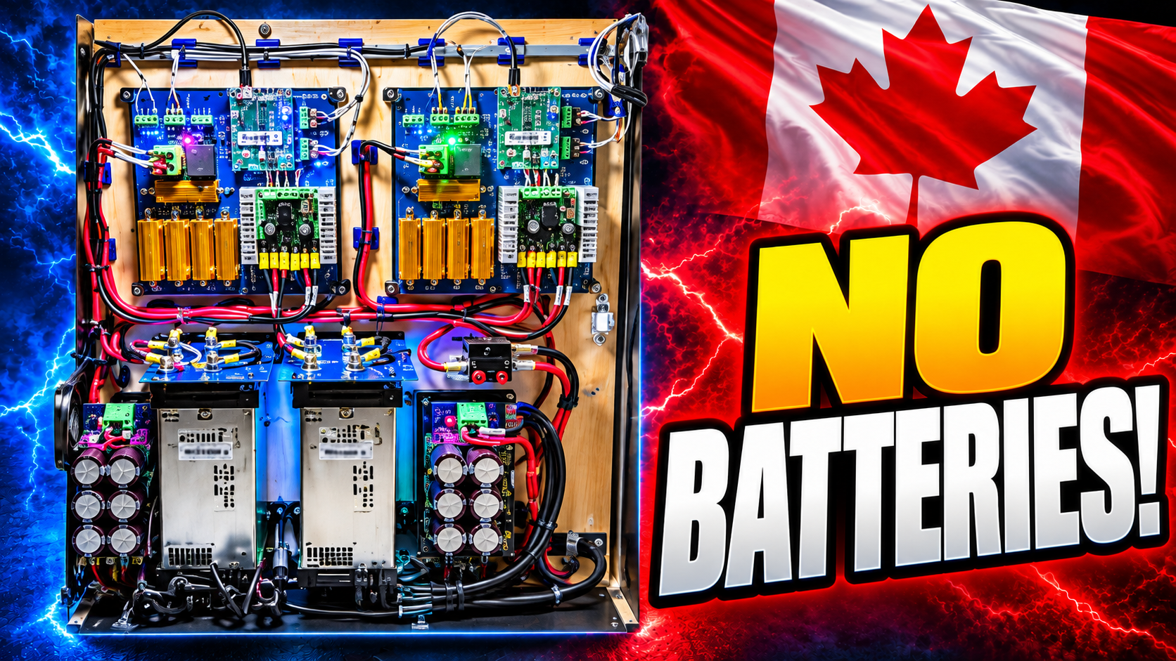 Canadian rig electronics — No Batteries