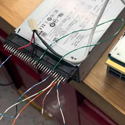 Control wiring on an L1100A supply